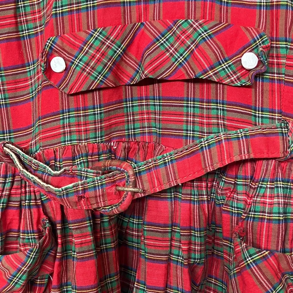 Tartan plaid girls dress - Picture 6 of 10